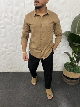 Double cloth fabric linen shirt