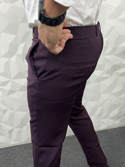 Lachka fabric trouser ( voilet )