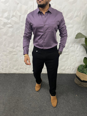 Cotton lycra plain shirt