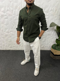 Cord fabric premium shirt