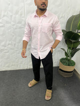 Double cloth fabric linen shirt