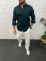 Cord fabric premium shirt