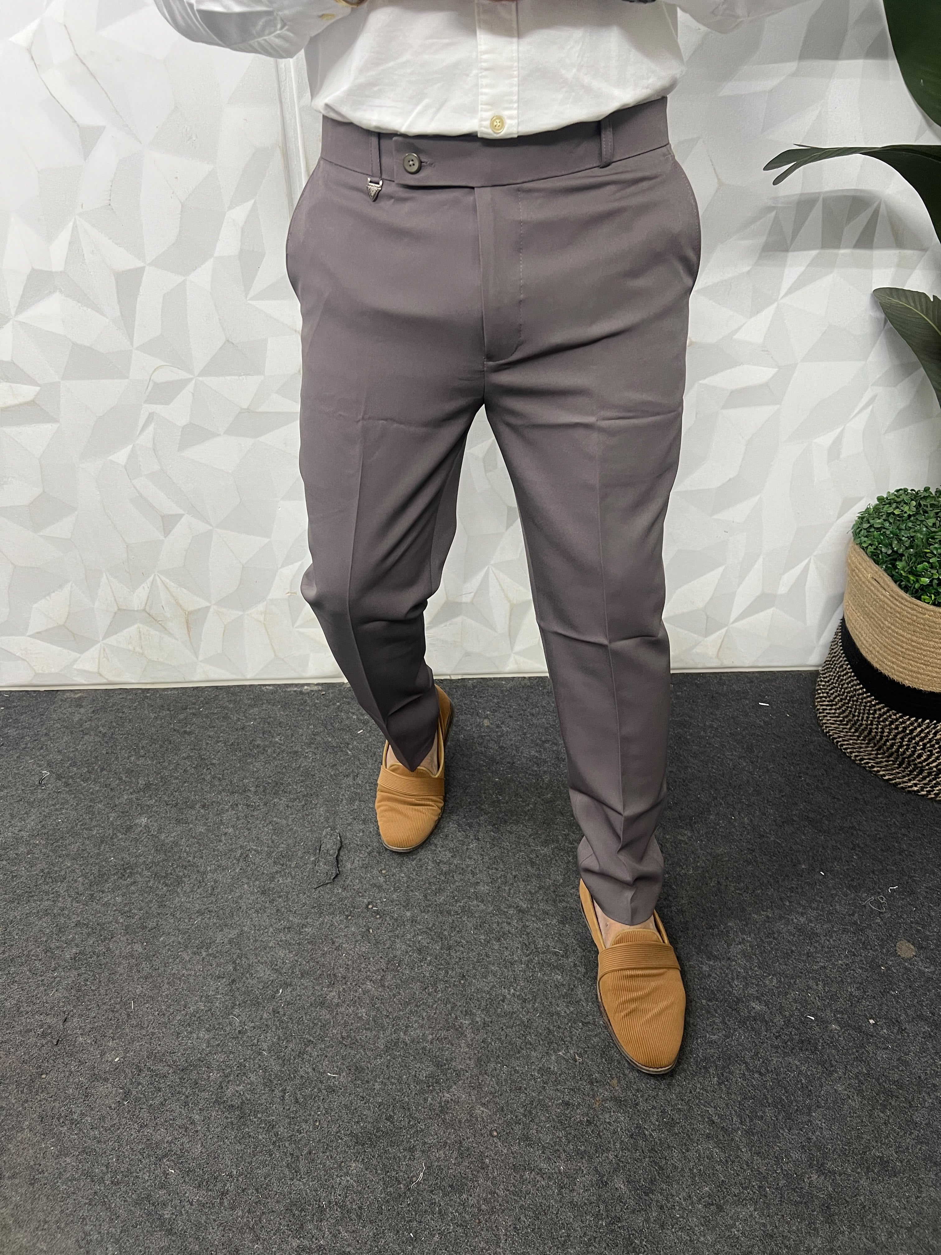 Cotton lycra trouser