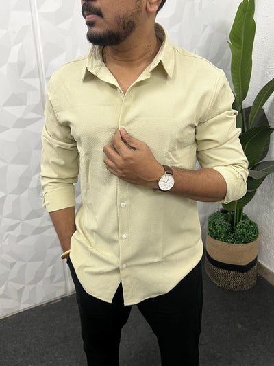 Imp puff fabric shirt