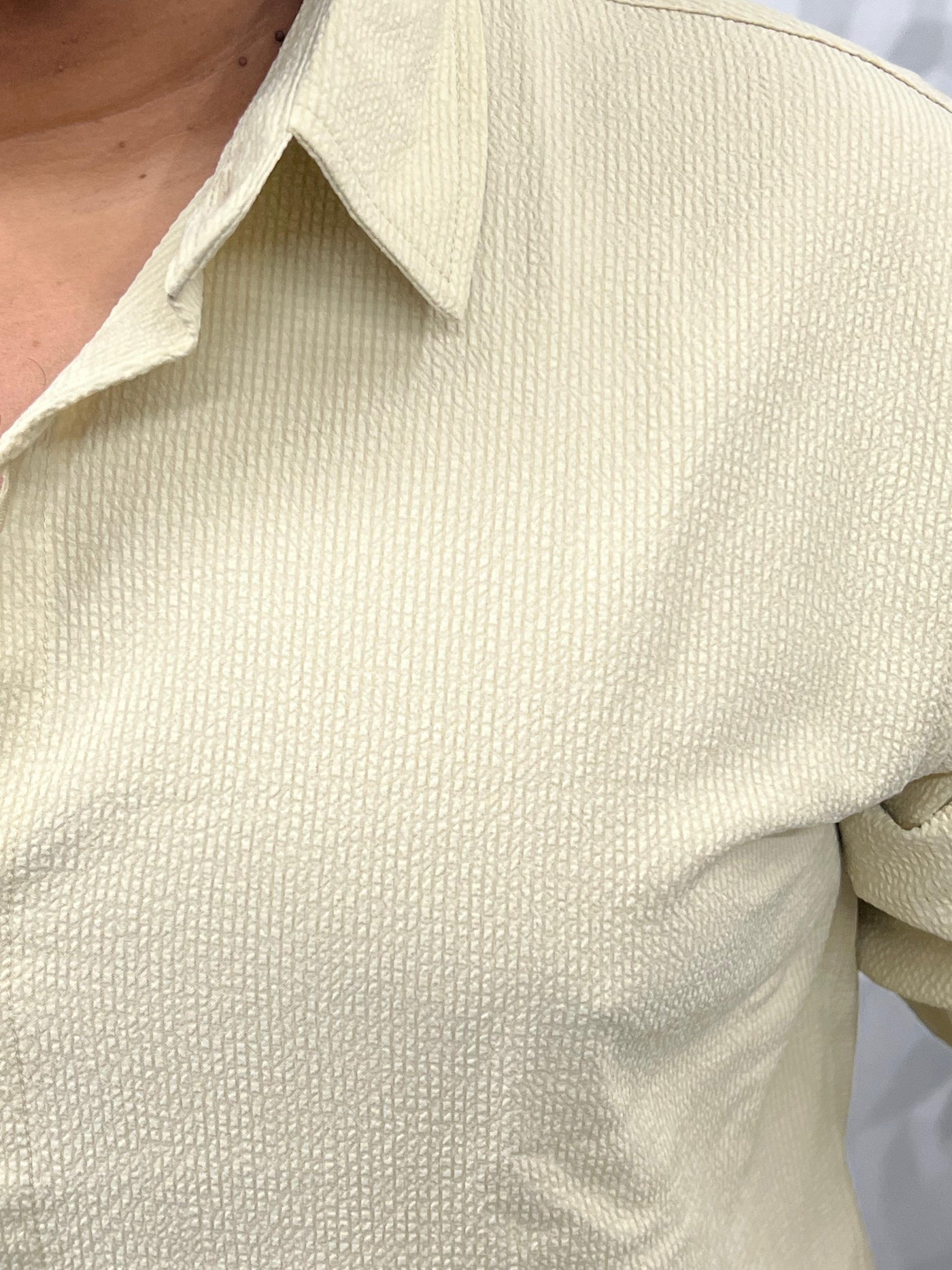 Imp puff fabric shirt