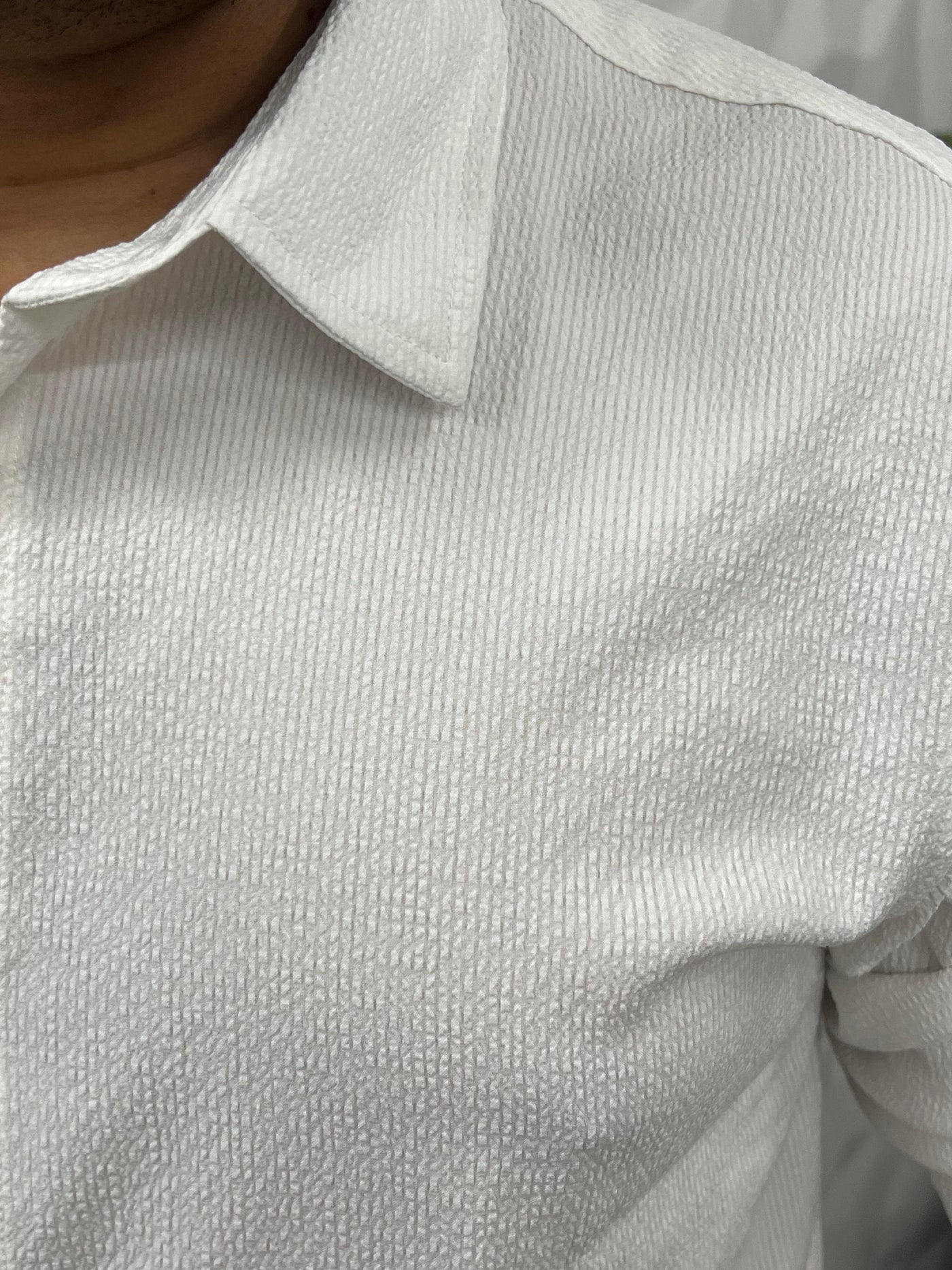 Imp puff fabric shirt