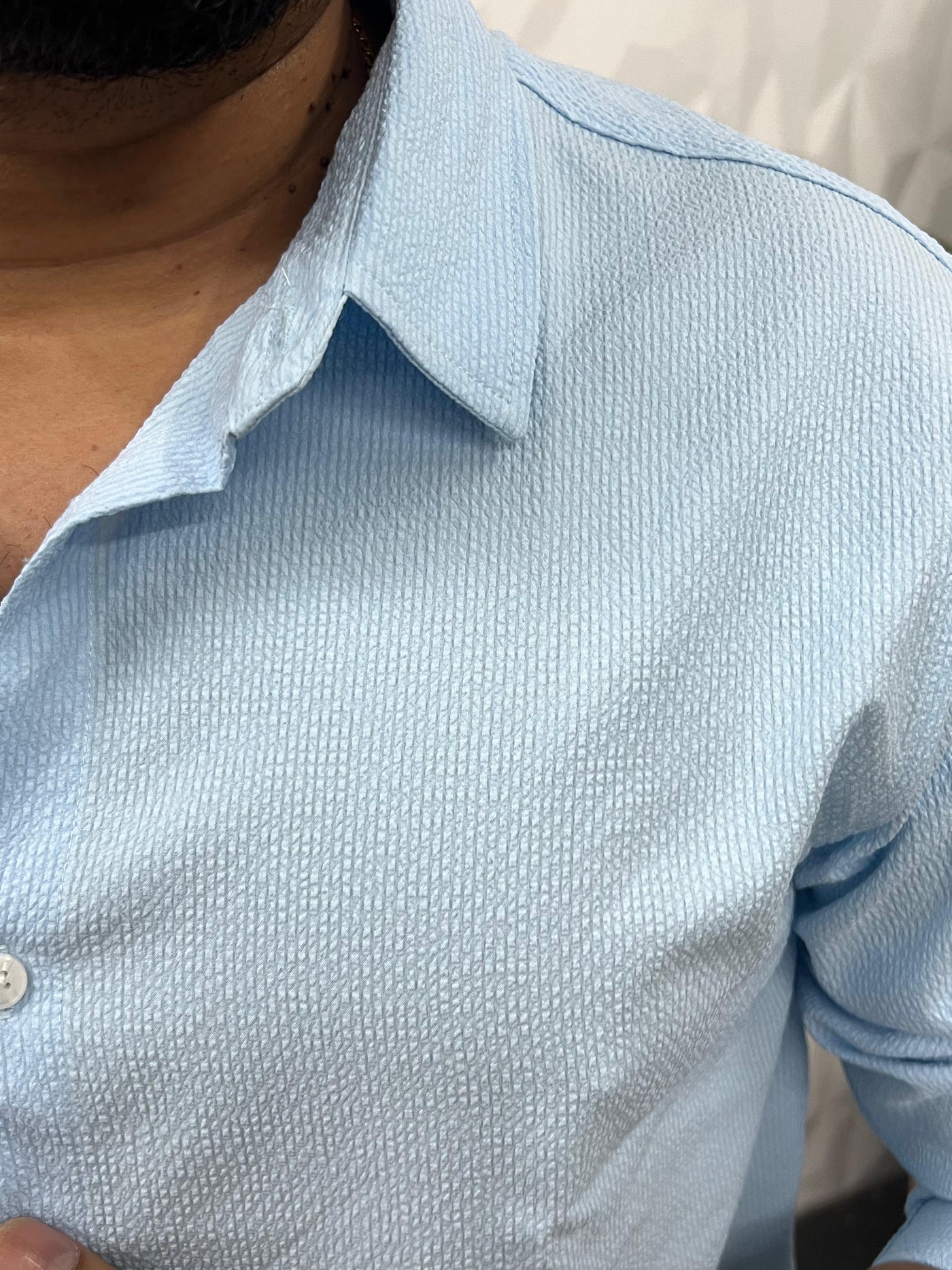 Imp puff fabric shirt