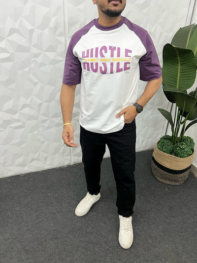 Cotton looper raglan t-shirt