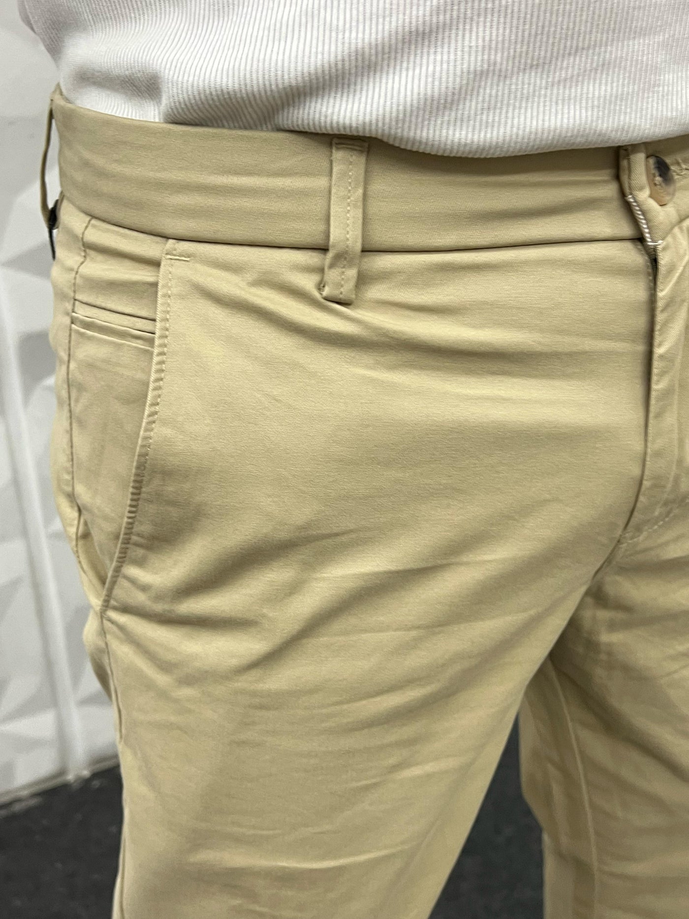 Cotton twill fabric chinos