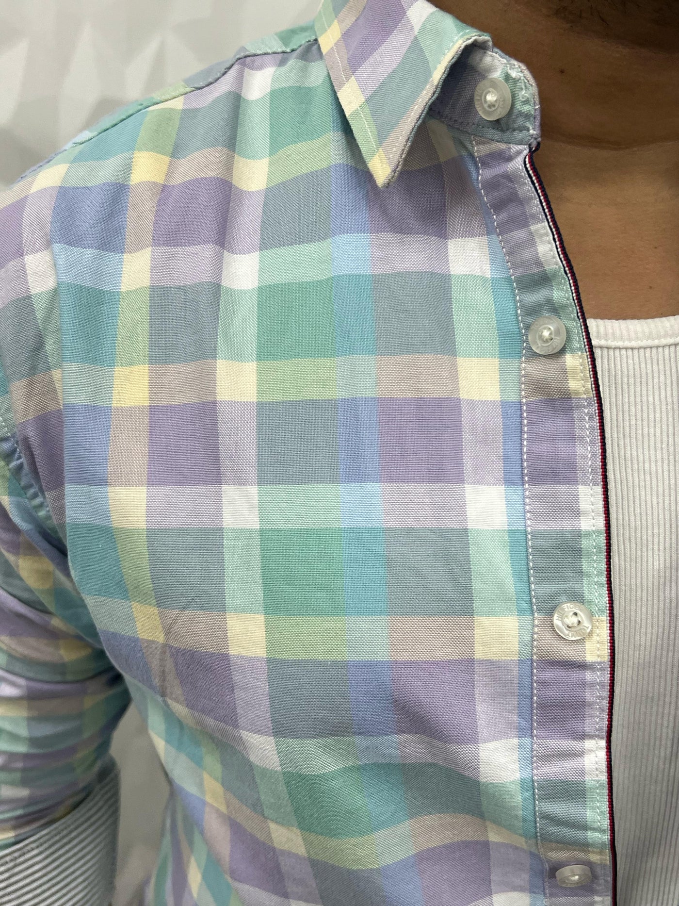 Oxford fabric branded chex