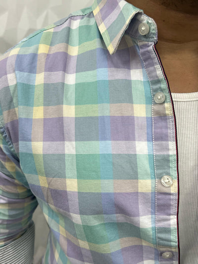 Oxford fabric branded chex