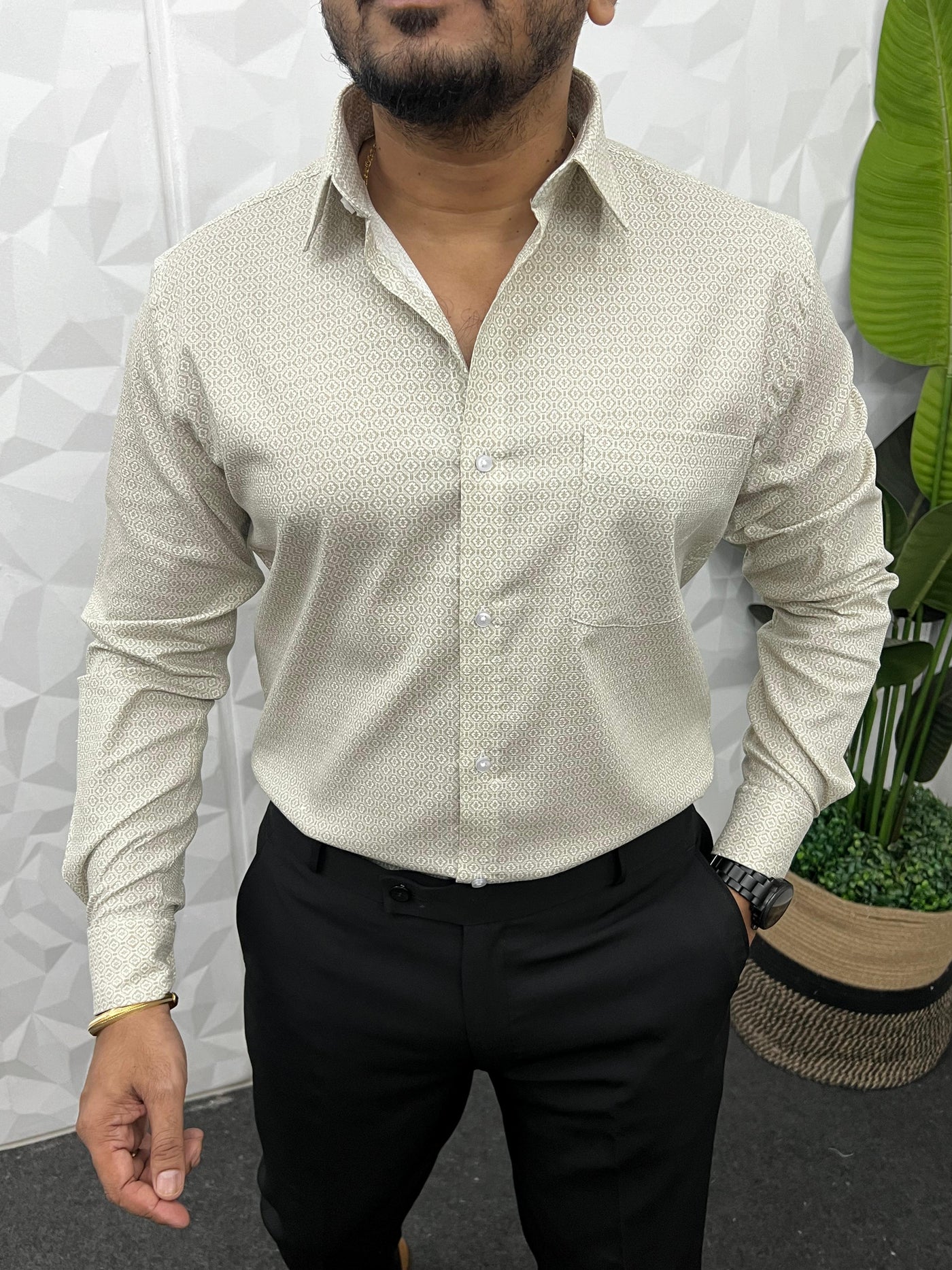 Cotton fabric formal prints