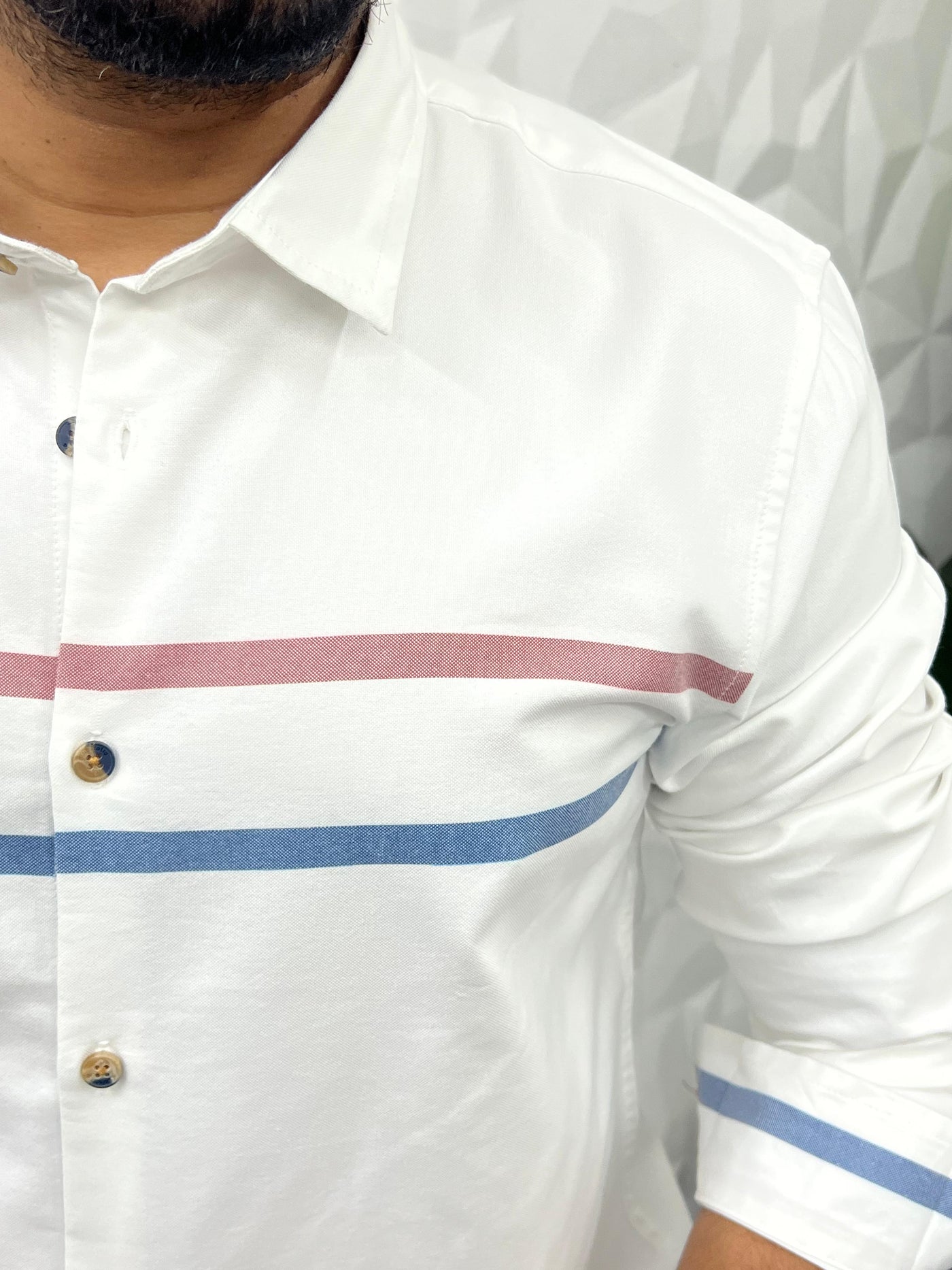 Chest pannel club wear shirt