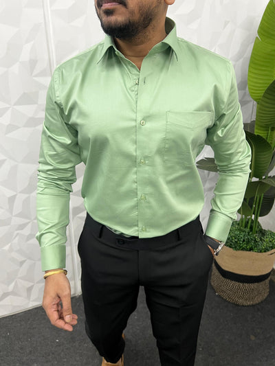 Cotton lycra fabric plain shirt
