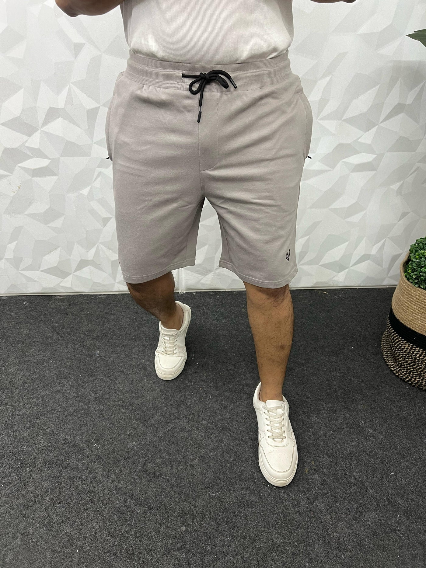 Cotton looper shorts