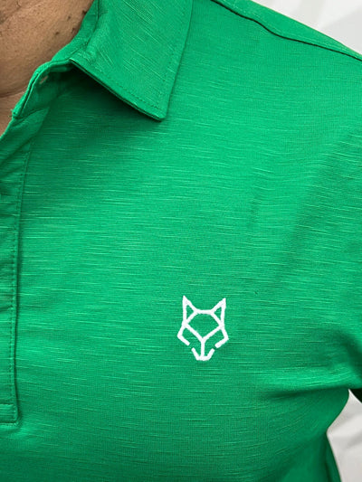 Glaze Imp lycra collar t-shirt ( green )
