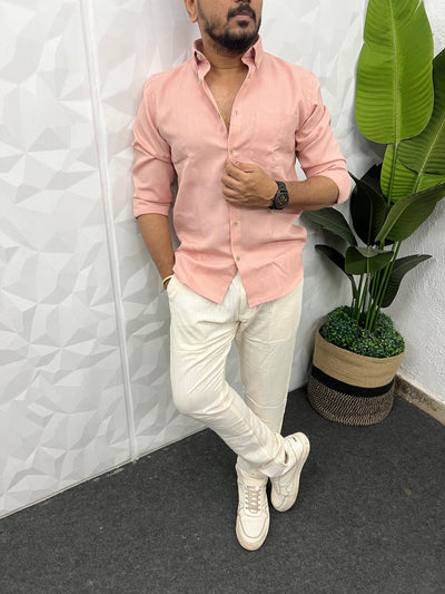 Imported fabric linen shirts