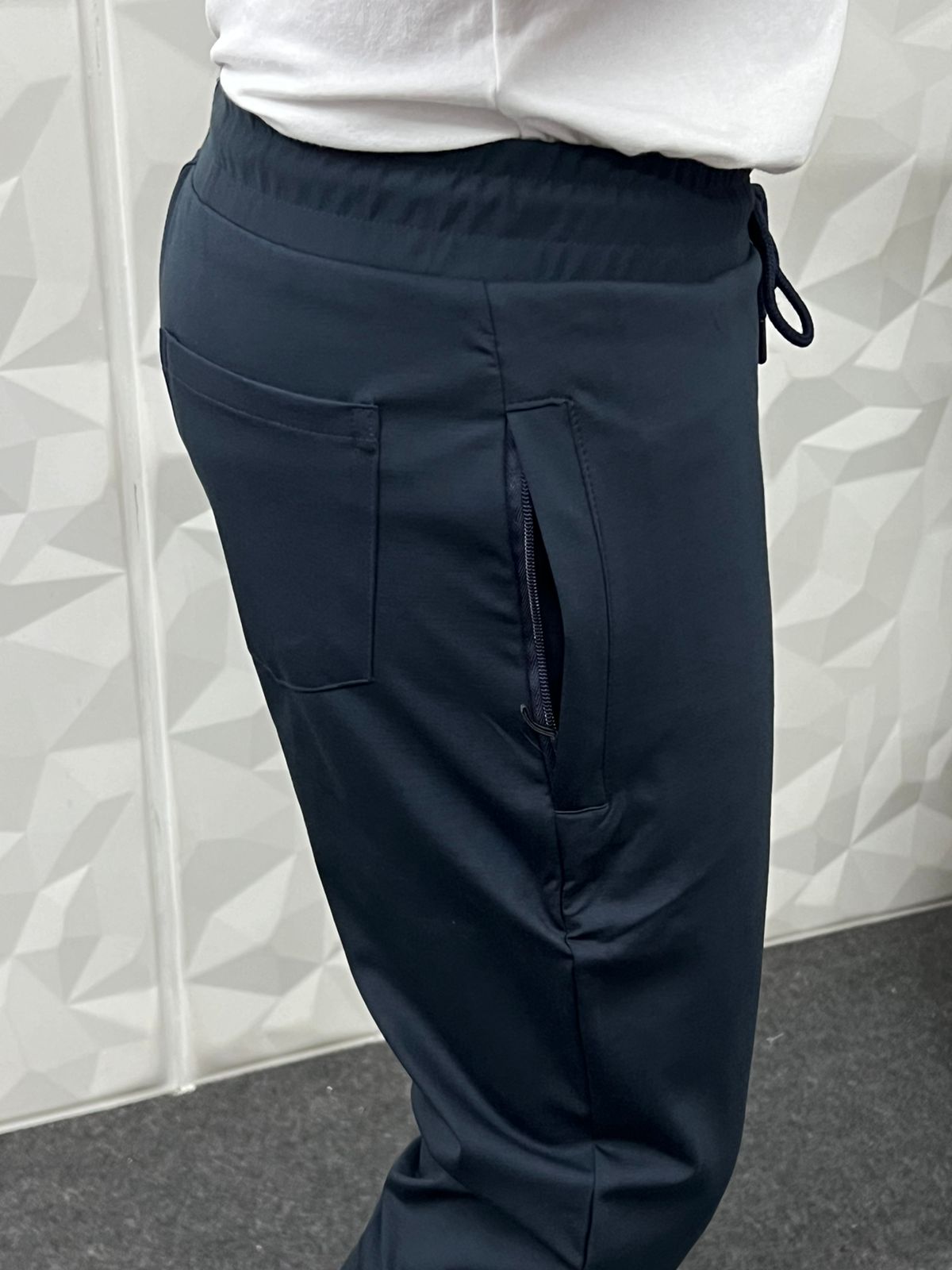 Imp fabric track pant ( navy blue )