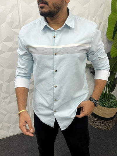 Chest pannel club wear shirt