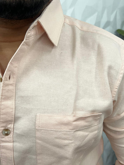 Twill fabric plain shirt