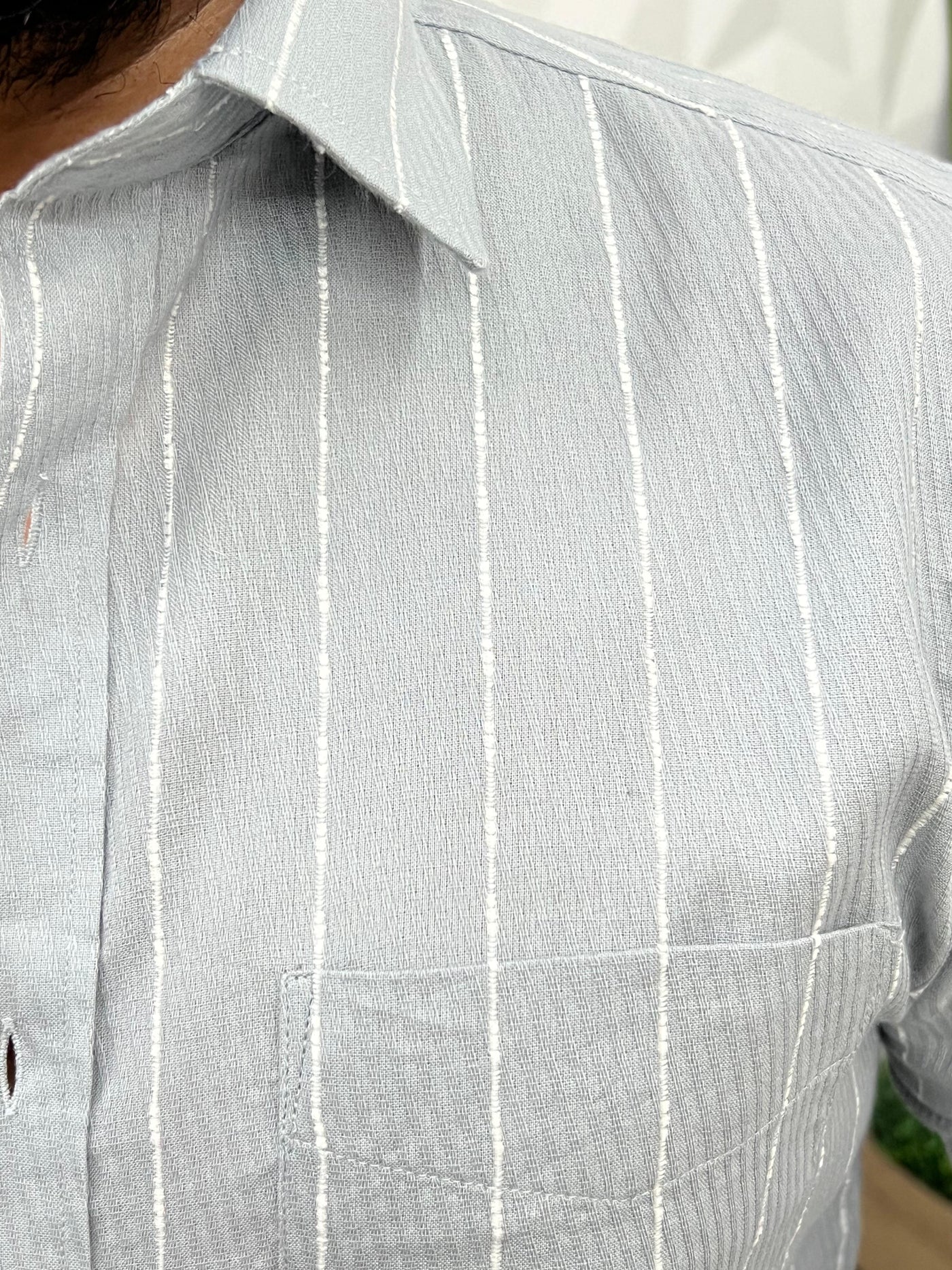 Cotton jute lining shirt