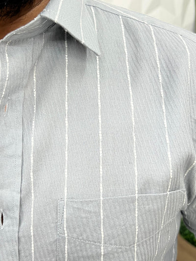 Cotton jute lining shirt