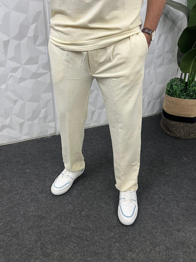 Cotton puff fabric cordset