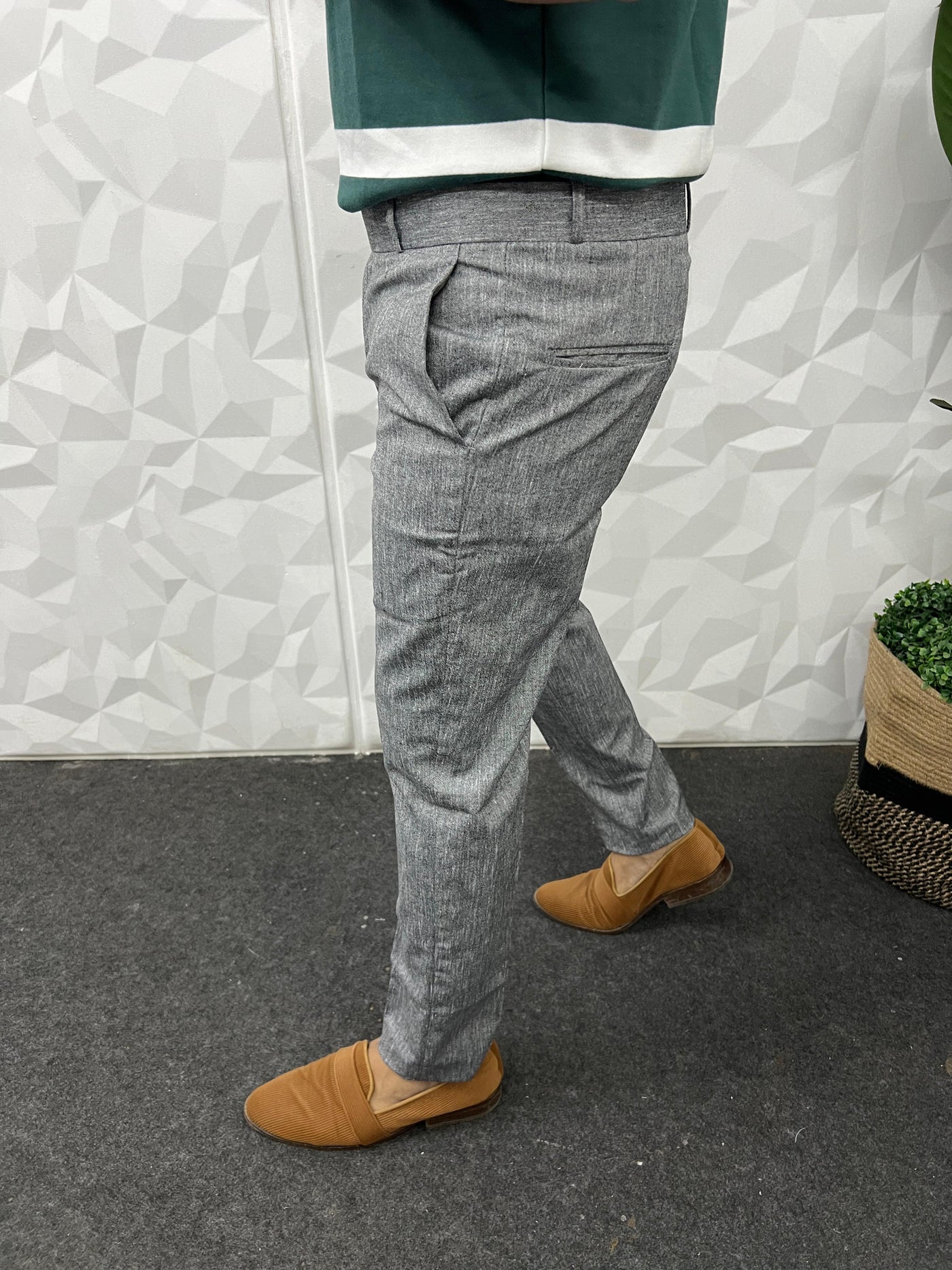 Cotton Linen fabric trouser