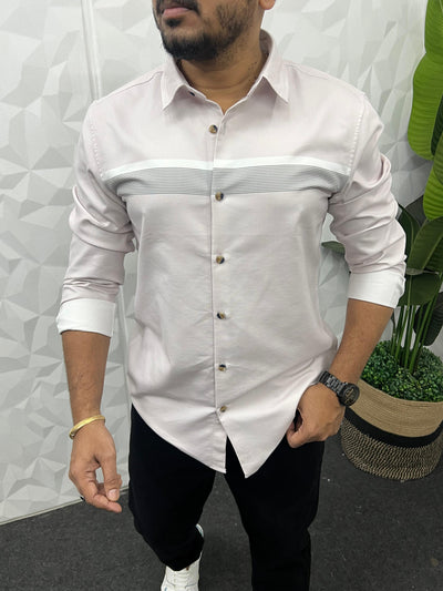 Chest pannel club wear shirt