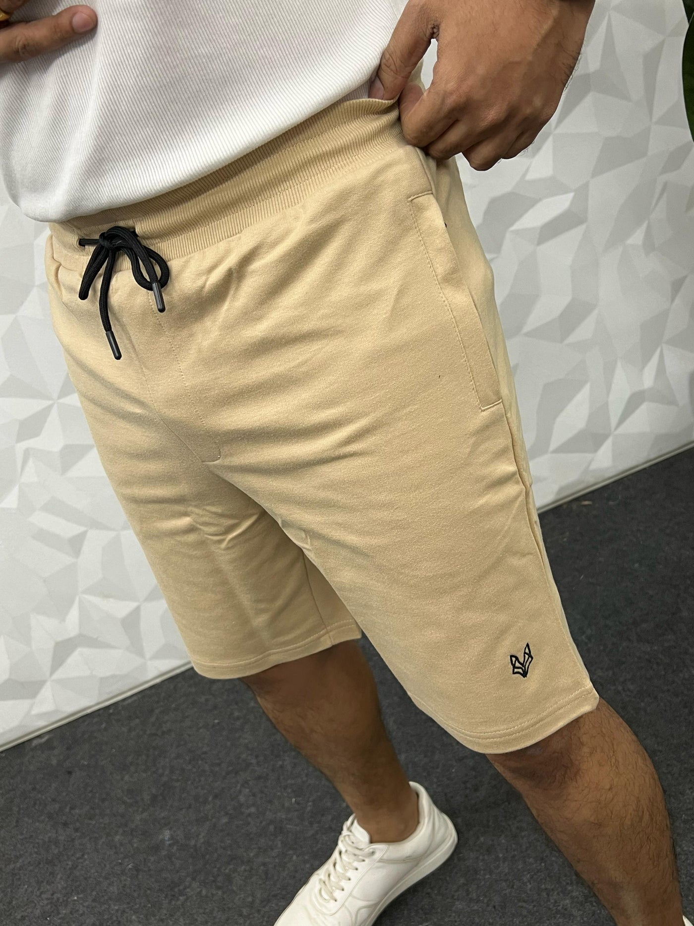 Cotton looper shorts