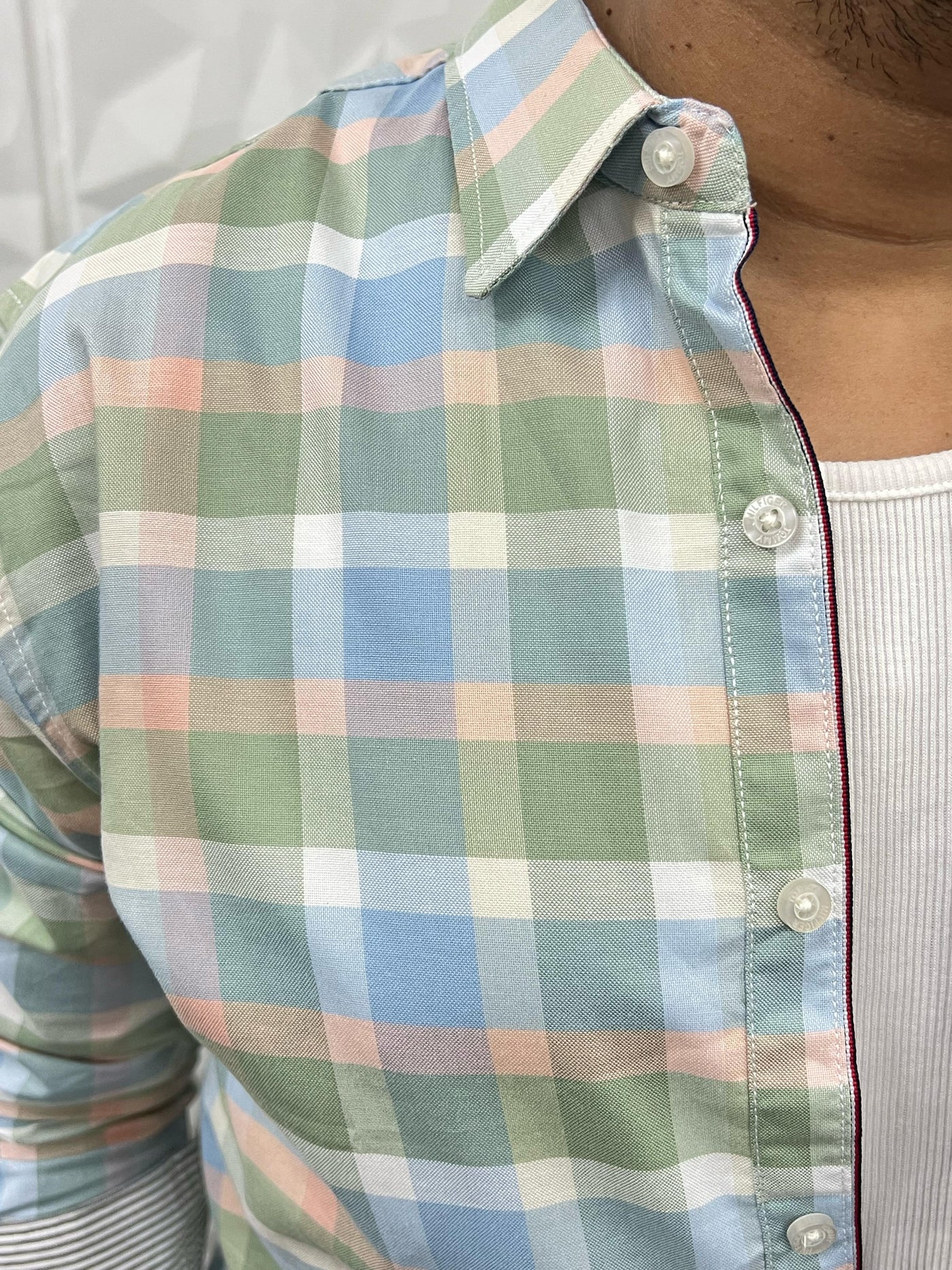 Oxford fabric branded chex