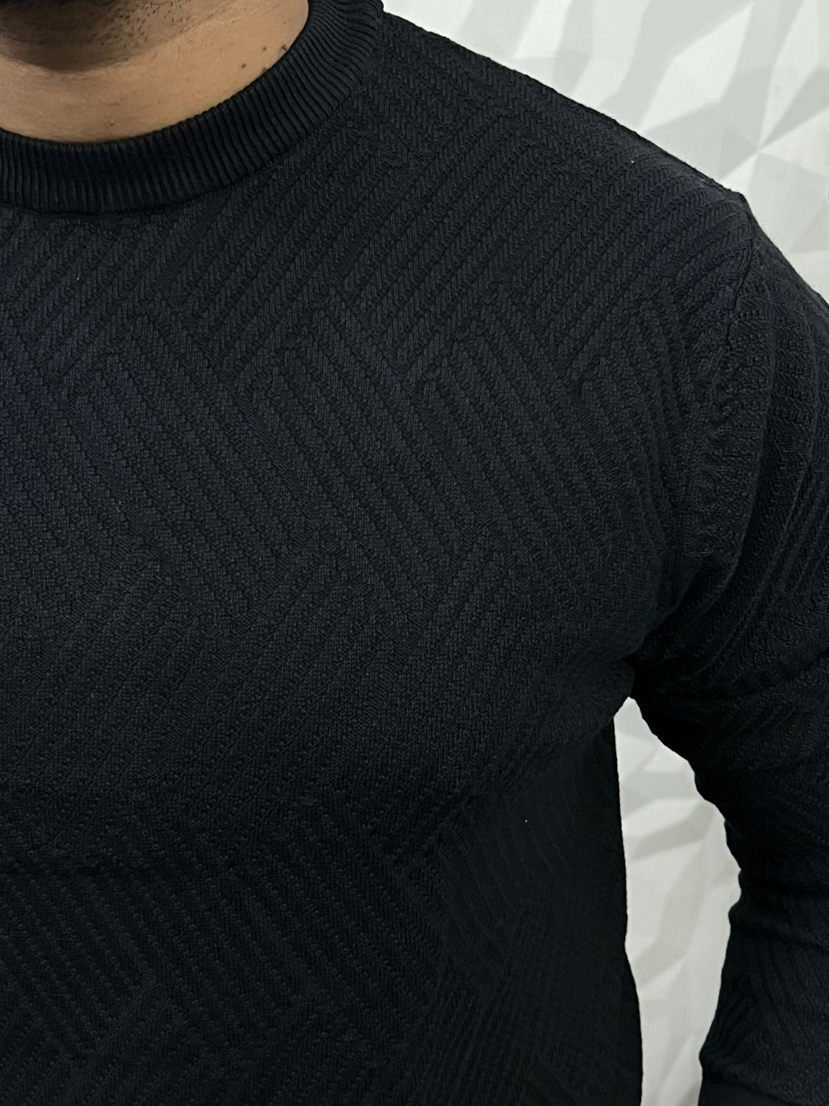 Pepe knitted full sleeve t-shirt ( black )