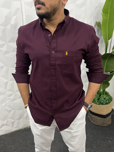 Corduroy lycra fabric shirt