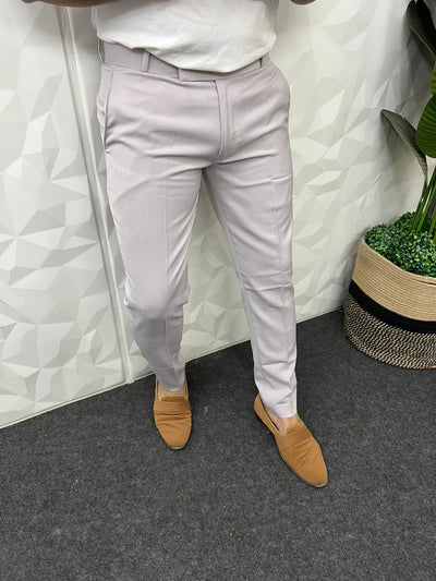 Lachka fabric trouser ( light grey )