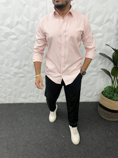 Oxford fabric small chex shirt