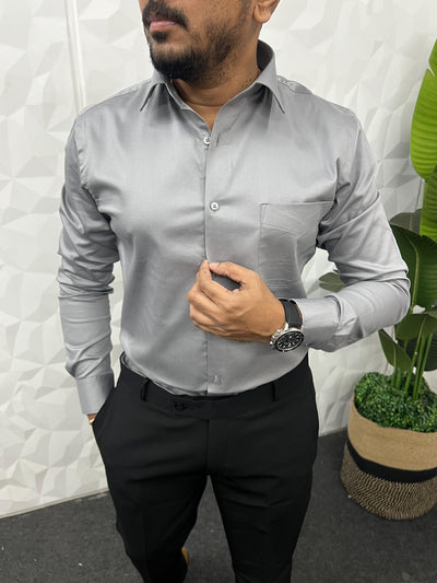 Cotton lycra fabric plain shirt