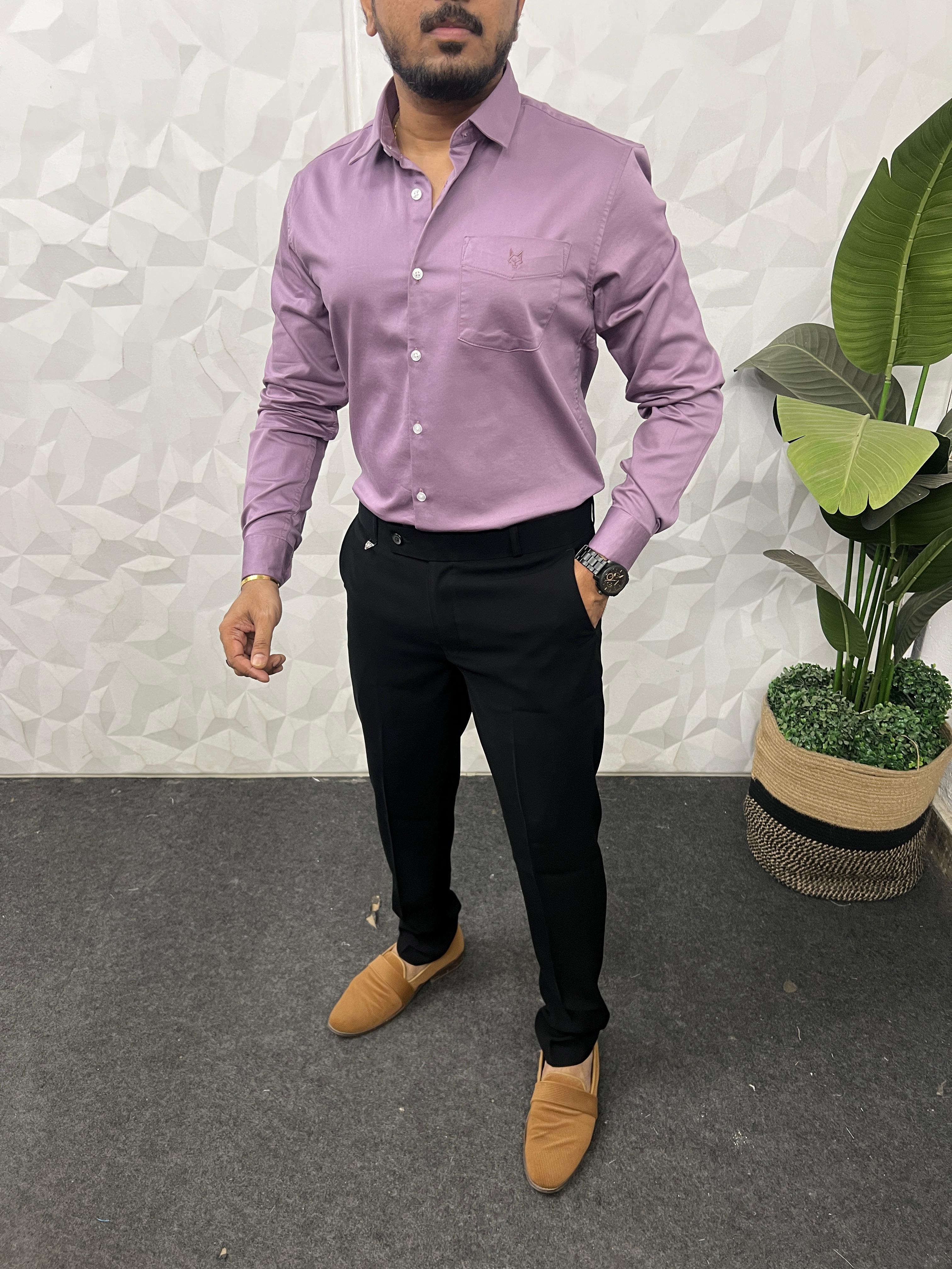 Cotton lycra plain shirt