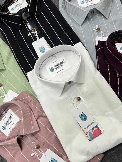 Cotton jute lining shirt