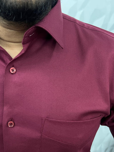 Cotton lycra fabric plain shirt