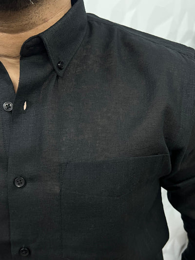 Khadi linen fabric plain shirt