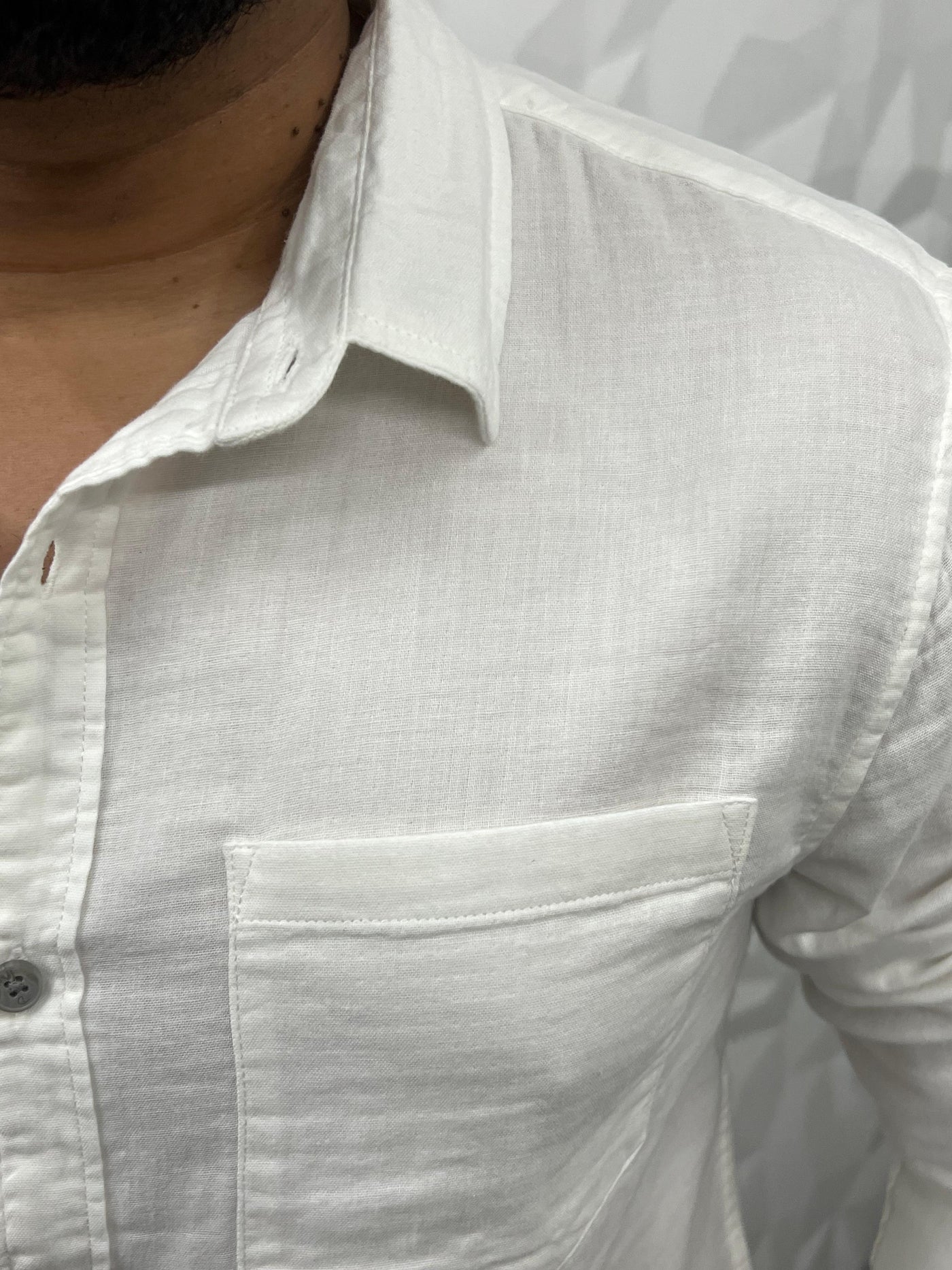 Double cloth soft linen shirt