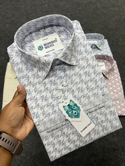 Cotton fabric formal prints