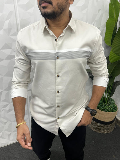 Chest pannel club wear shirt