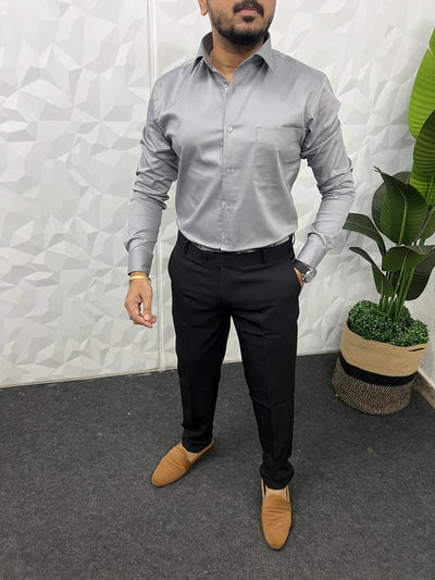 Cotton lycra fabric plain shirt