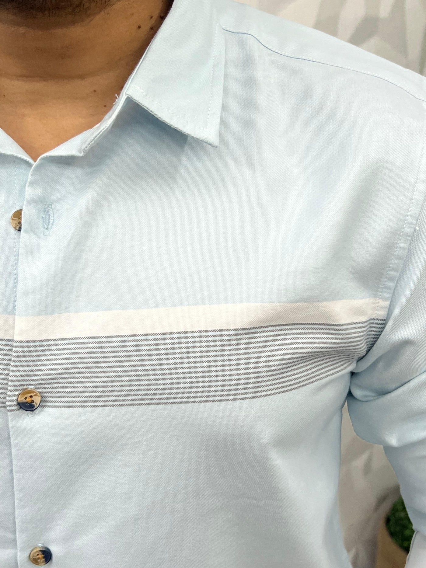 Chest pannel club wear shirt