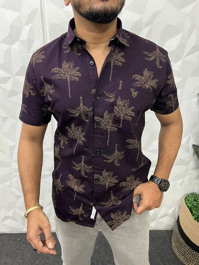 Export quality half printed shirt