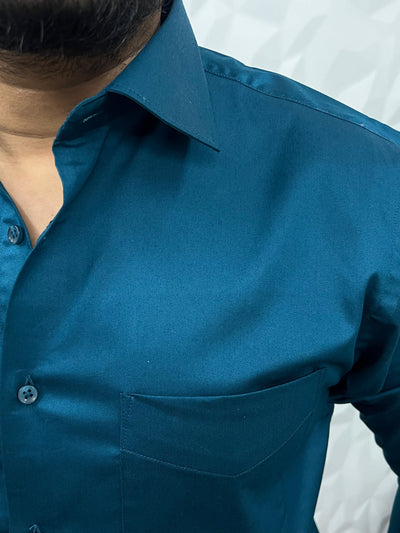 Cotton lycra fabric plain shirt