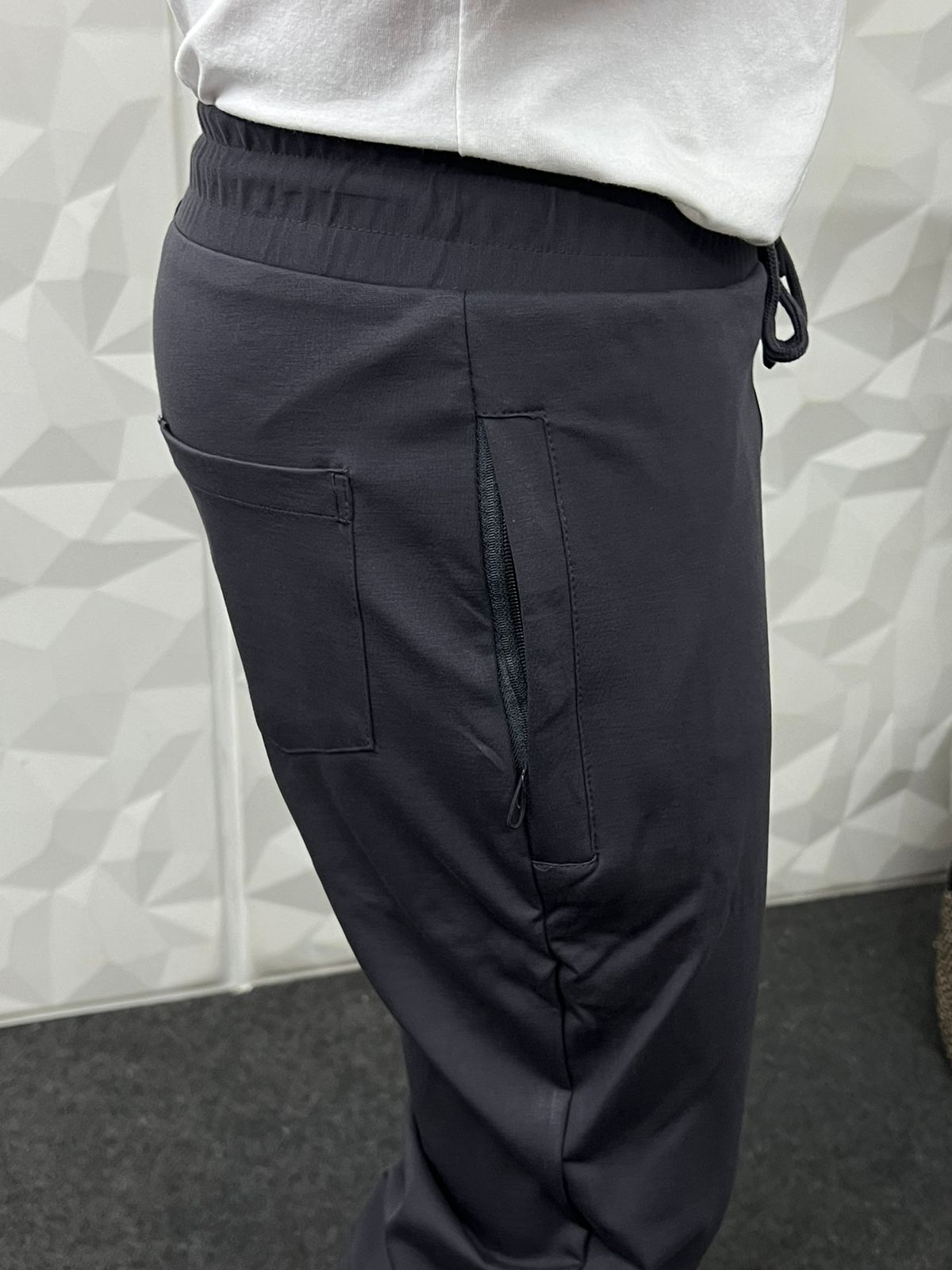 Imp fabric track pant ( dark grey )