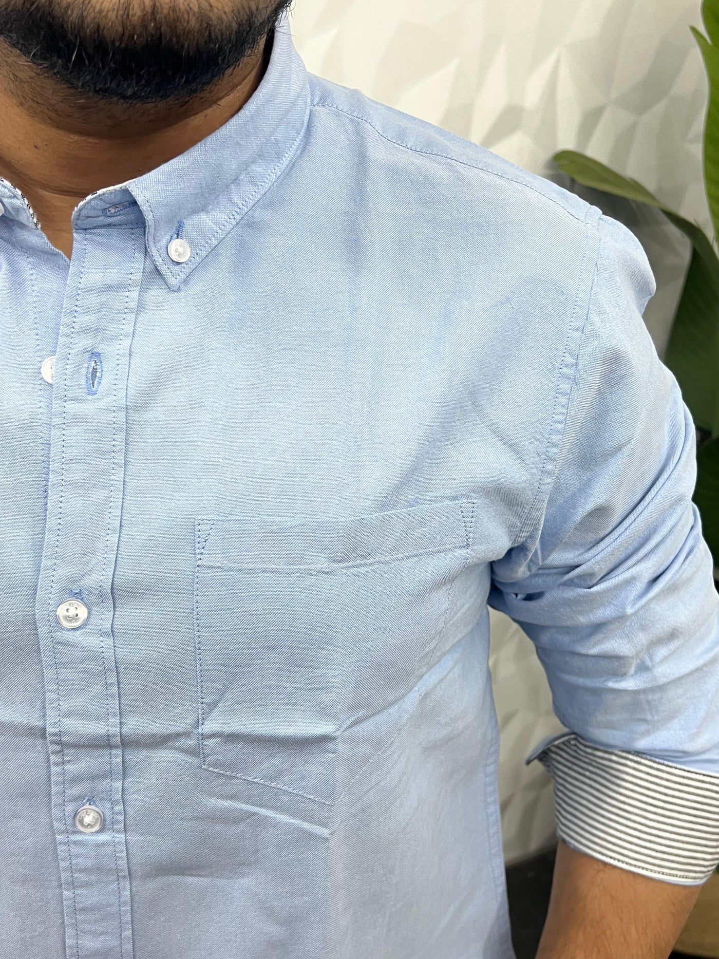 Yarn dyed premium oxford shirt