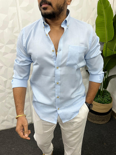 Imported fabric linen shirts